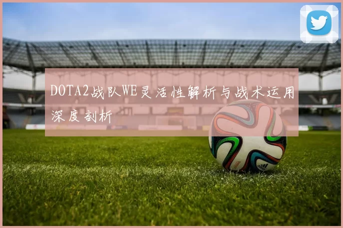 DOTA2战队WE灵活性解析与战术运用深度剖析